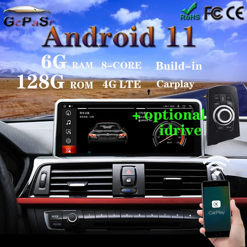 WIFI Carplay android 11 Car Radio Player Pantalla GPS Navigation for BMW X3 E83 2005 to 2008 CIC System
WIFI Carplay android 11 Car Radio Player Pantalla GPS Navigation for BMW X3 E83 2005 to 2008 CIC System