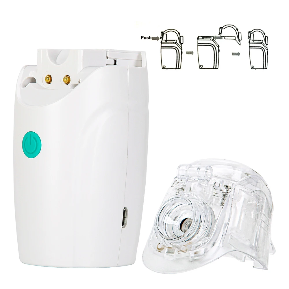 OLIECO Handheld Nebulizer USB Rechargeable Atomizer Silent Ultrasonic Mesh Inhaler Mini Portable Children Adult Kids Nebulizador
OLIECO Handheld Nebulizer USB Rechargeable Atomizer Silent Ultrasonic Mesh Inhaler Mini Portable Children Adult Kids Nebulizador