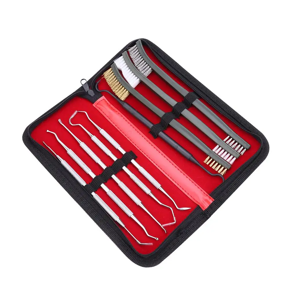 Durable Cleaning Brushes Multi-function 9pcs/set Outdoor Cleaning Kit 5 Metal End Picks+3 Brush+Plastic Pick Clean Tool
Durable Cleaning Brushes Multi-function 9pcs/set Outdoor Cleaning Kit 5 Metal End Picks+3 Brush+Plastic Pick Clean Tool