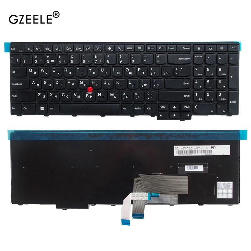 Русская клавиатура для Lenovo ThinkPad W540 W541 W550s T540 T540p T550 L540 Edge E531 E540 P50S L570 0C44592 0C44913 0C44952
