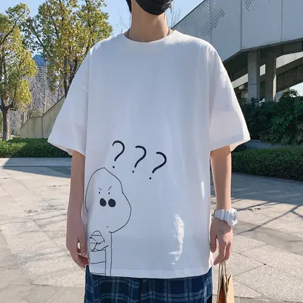 New summer short-sleeved t-shirt men's trendy men's clothing on the wild 2582
New summer short-sleeved t-shirt men's trendy men's clothing on the wild 2582