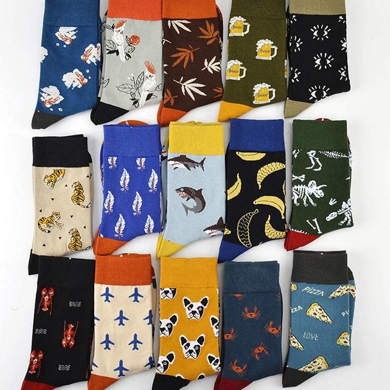 New female socks funny cute cartoon fruit orange banana pizza beer pencil pumpkin parrot happy Harajuku skateboard socks
New female socks funny cute cartoon fruit orange banana pizza beer pencil pumpkin parrot happy Harajuku skateboard socks
