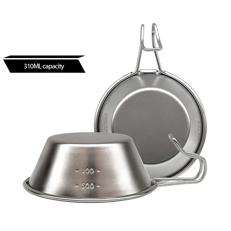 Outdoor Portable Thickened Stainless Steel Bowl Camping Picnic Multi-function Bowl Tableware Wine Glass Water Cup Bowl Sets 
Outdoor Portable Thickened Stainless Steel Bowl Camping Picnic Multi-function Bowl Tableware Wine Glass Water Cup Bowl Sets
