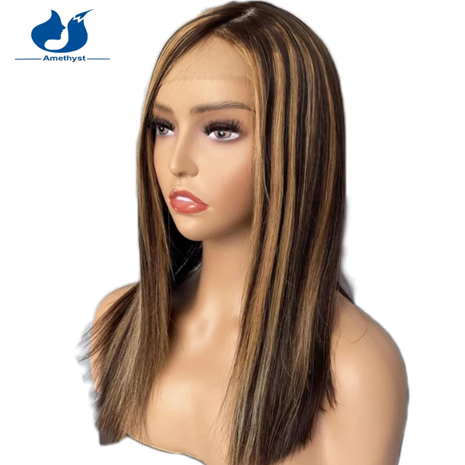 Amethyst Highlight Ombre Blonde Colored Human Hair Wig 13X4 Straight Lace Front Wigs For Women Frontal wig
Amethyst Highlight Ombre Blonde Colored Human Hair Wig 13X4 Straight Lace Front Wigs For Women Frontal wig