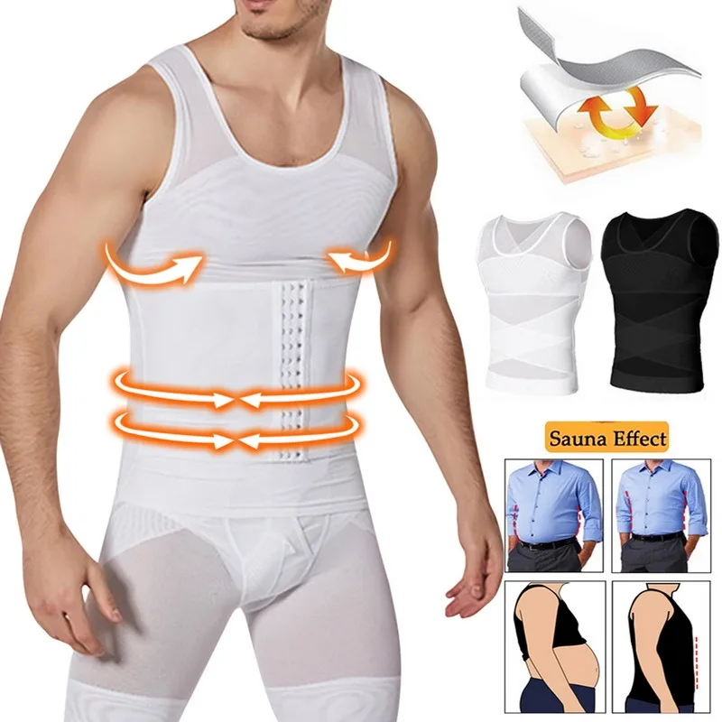 Men Shapewear Hook Eye Closure Adjustable Tummy Control Vest Waist Trainer Slimming Abdomen Tank Top Breathable Mesh Body Shaper
Men Shapewear Hook Eye Closure Adjustable Tummy Control Vest Waist Trainer Slimming Abdomen Tank Top Breathable Mesh Body Shaper