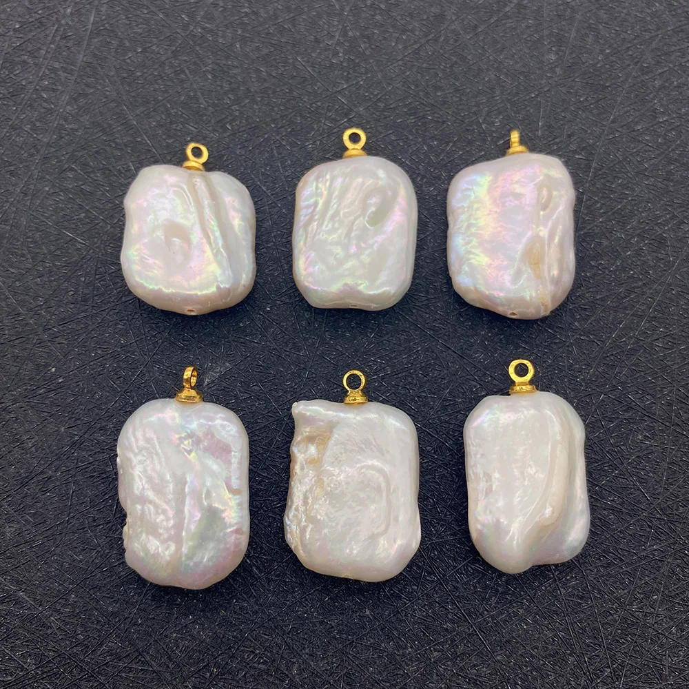 1pcs/bag Natural Freshwater Pearl Pendant Rectangular Baroque Pearl Exquisite DIY Jewelry Making Accessories Necklace Charm
1pcs/bag Natural Freshwater Pearl Pendant Rectangular Baroque Pearl Exquisite DIY Jewelry Making Accessories Necklace Charm