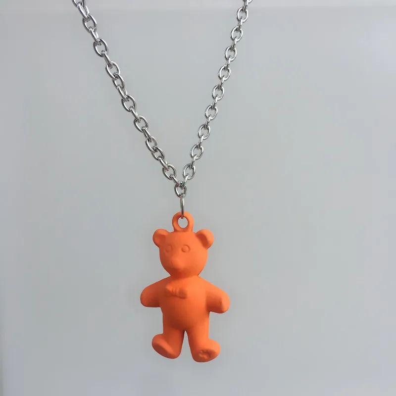 2020 trend necklace for women vintage Cute cartoon bear accessories multicolor pandant Women jewelry Gifts for the new year
2020 trend necklace for women vintage Cute cartoon bear accessories multicolor pandant Women jewelry Gifts for the new year