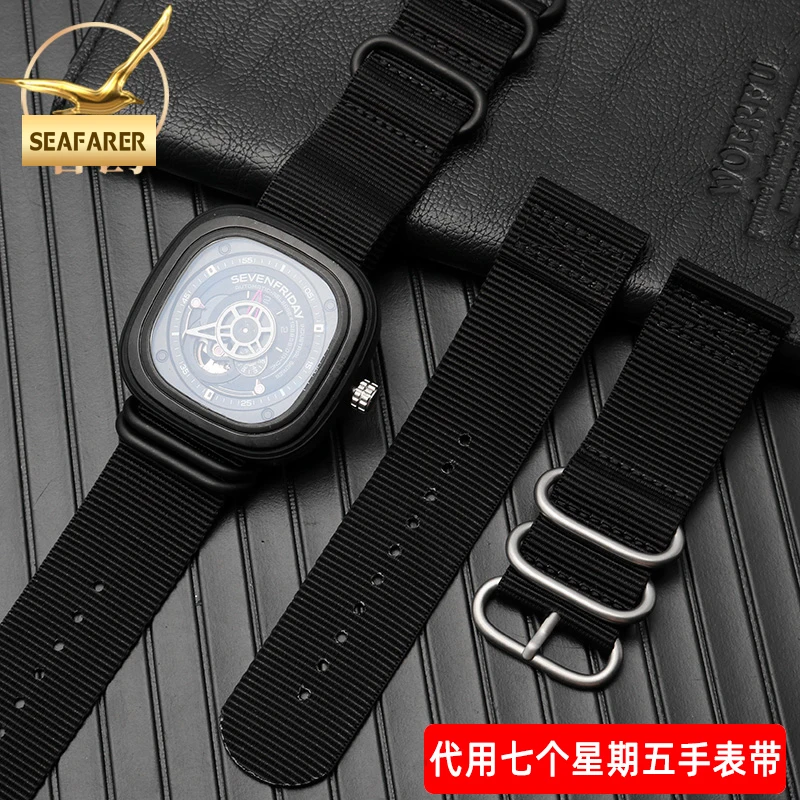 Canvas Nylon Men's Watch Band Suitable for Seven Fridays S2/01 P1B/01 Outdoor Waterproof Watch Strap Accessories 28mm Watchband
Canvas Nylon Men's Watch Band Suitable for Seven Fridays S2/01 P1B/01 Outdoor Waterproof Watch Strap Accessories 28mm Watchband