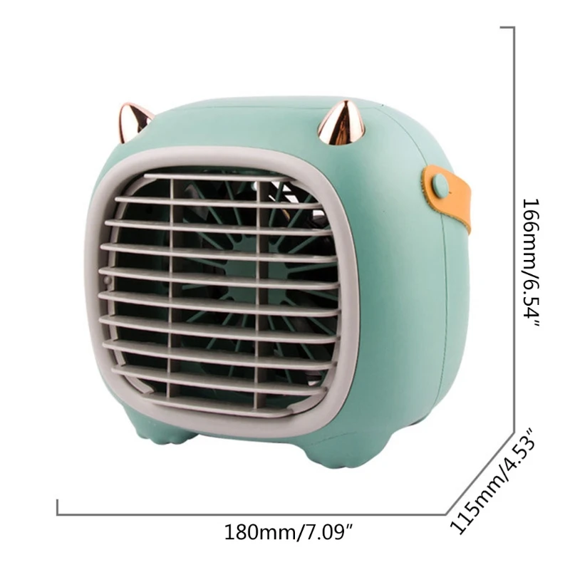 Portable Air Conditioner, Mini Personal USB Desk Fan, Atomizing Humidifier for Home Kitchen, Bedside Office, Camping
Portable Air Conditioner, Mini Personal USB Desk Fan, Atomizing Humidifier for Home Kitchen, Bedside Office, Camping