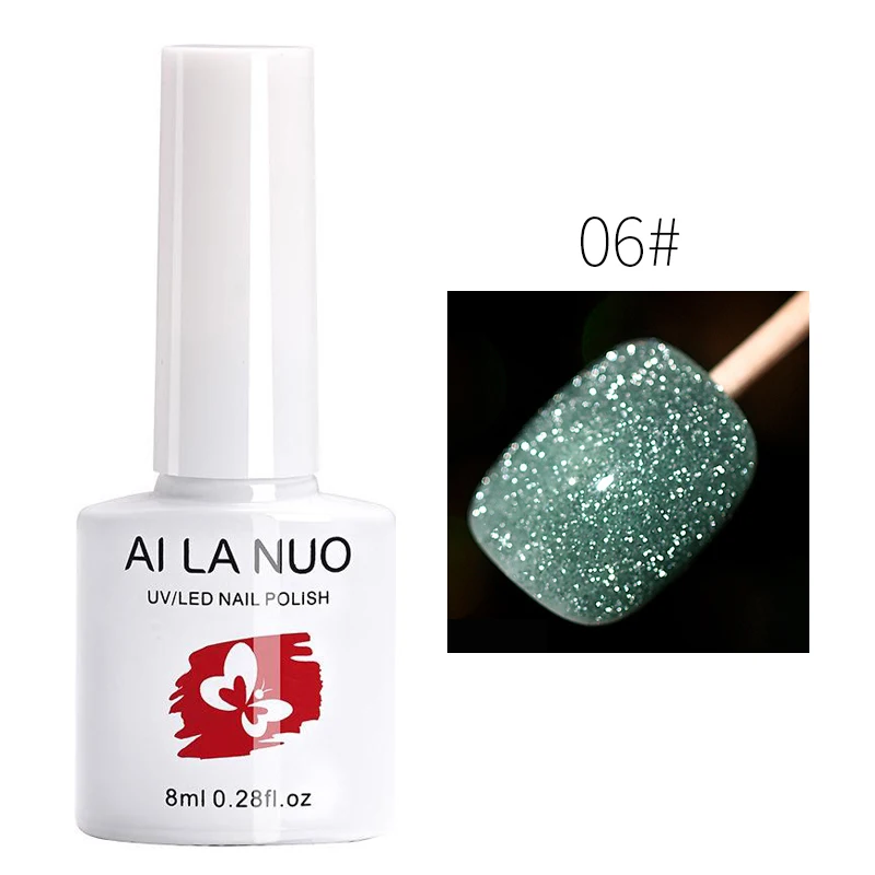 9 Colors Reflective Glitter Gel Nail Polish Nail Art Varnish Semi Permanent Top Base Coat For Women Nail Art Cosmetic TSLM1 Hot
9 Colors Reflective Glitter Gel Nail Polish Nail Art Varnish Semi Permanent Top Base Coat For Women Nail Art Cosmetic TSLM1 Hot