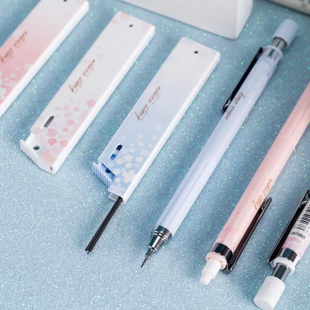 1 Set Of 3 Pencils Refill 0.5mm Lovely Fresh Mechanical Pencil Set Student Automatic Pencil School Office Supply
1 Set Of 3 Pencils Refill 0.5mm Lovely Fresh Mechanical Pencil Set Student Automatic Pencil School Office Supply
