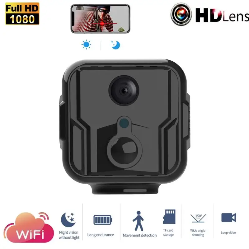 Mini Wifi IP Camera HD 1080P Wireless Indoor Camera Nightvision Two Way Audio DV Direct Recording Monitor Security Camcorders
Mini Wifi IP Camera HD 1080P Wireless Indoor Camera Nightvision Two Way Audio DV Direct Recording Monitor Security Camcorders