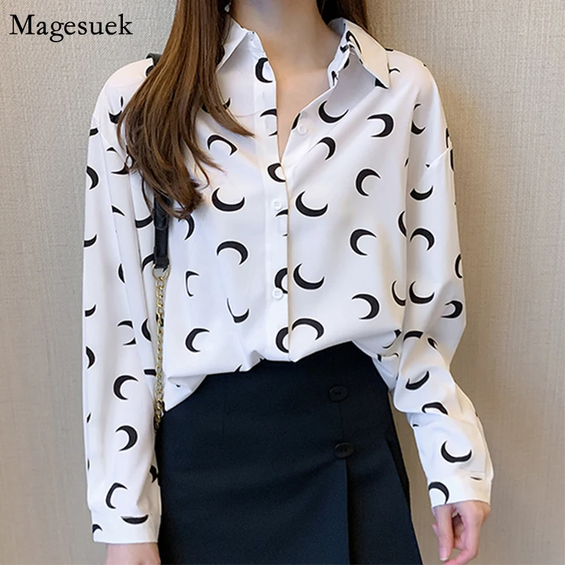 2021 Autumn Long Sleeve White Shirt Women Korean Fashion Loose Elegant Womens Blouse Button Cardigan Blouses Women Casual 10428
2021 Autumn Long Sleeve White Shirt Women Korean Fashion Loose Elegant Womens Blouse Button Cardigan Blouses Women Casual 10428