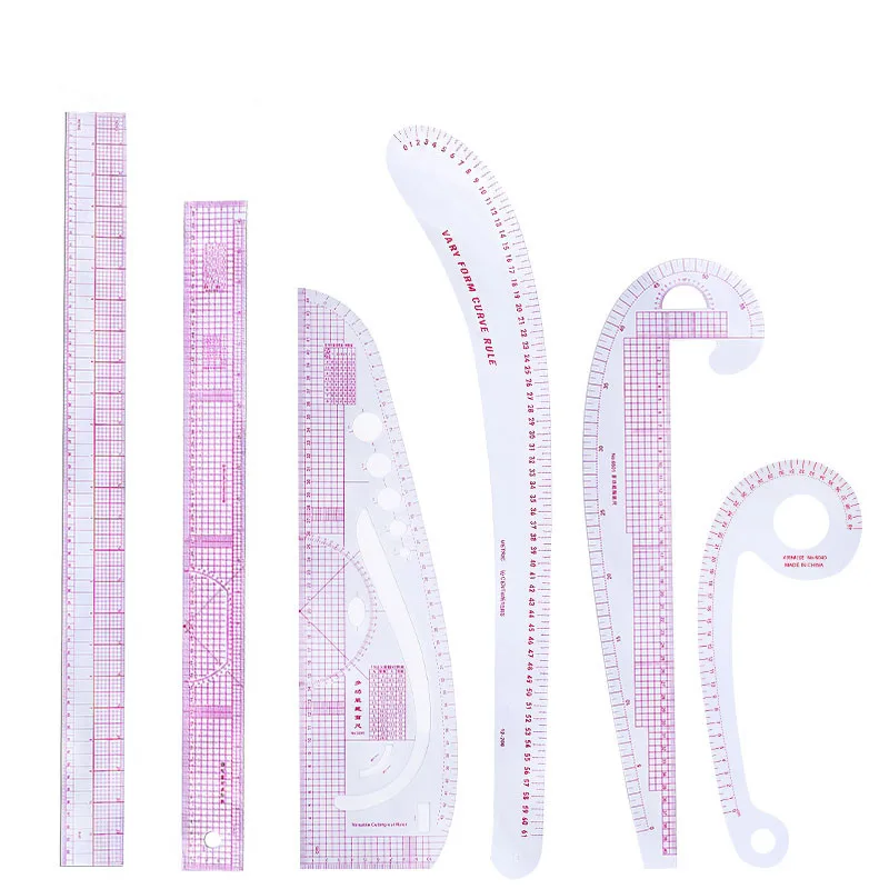 MIUSIE French Curve Rulers Multi-function Ruler Fashion Design Rulers for Fabric Cutting Sewing Measure Template Metric Ruler
MIUSIE French Curve Rulers Multi-function Ruler Fashion Design Rulers for Fabric Cutting Sewing Measure Template Metric Ruler