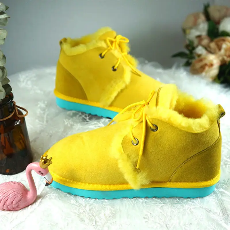 Best Genuine Sheepskin Leather Woman Snow Boots 100% Natural Fur Snow Boots Warm Wool Women's Winter Boots
Best Genuine Sheepskin Leather Woman Snow Boots 100% Natural Fur Snow Boots Warm Wool Women's Winter Boots