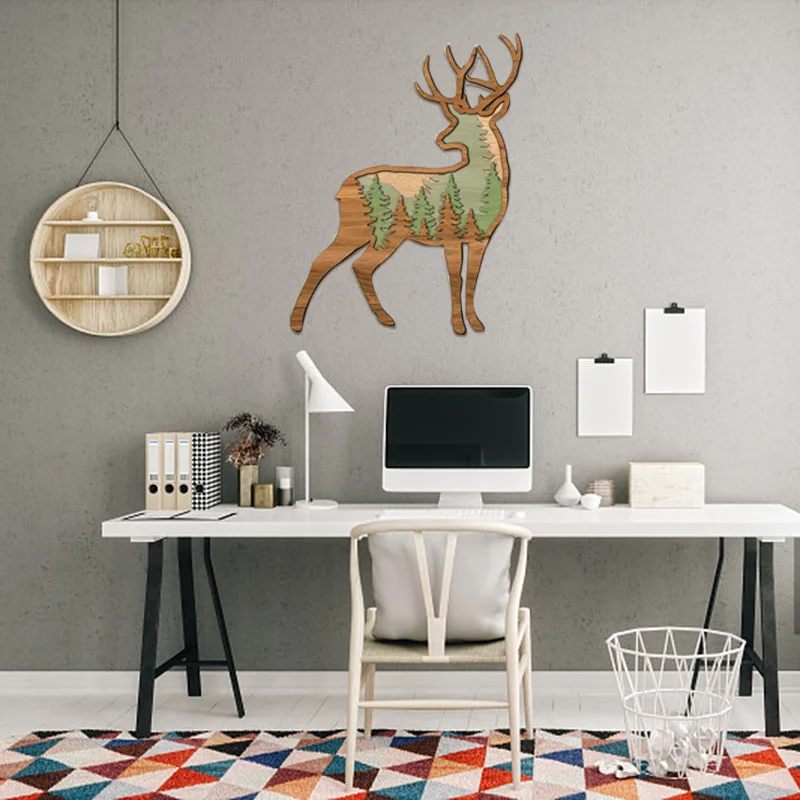 Animal Series Home Living Room Bedroom Wall Decoration Elk Yellow Ox Duck Crabs Fish Durable Wind Chimes & Hanging Decorations L
Animal Series Home Living Room Bedroom Wall Decoration Elk Yellow Ox Duck Crabs Fish Durable Wind Chimes & Hanging Decorations L