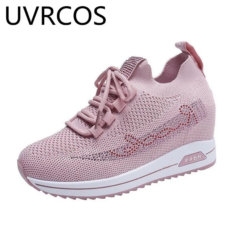 2022 Crystal Rhinestones Platform Wedge Sneakers Shoes Breathable Mesh Shoes Autumn Casual Shoes Height Increasing Woman
2022 Crystal Rhinestones Platform Wedge Sneakers Shoes Breathable Mesh Shoes Autumn Casual Shoes Height Increasing Woman