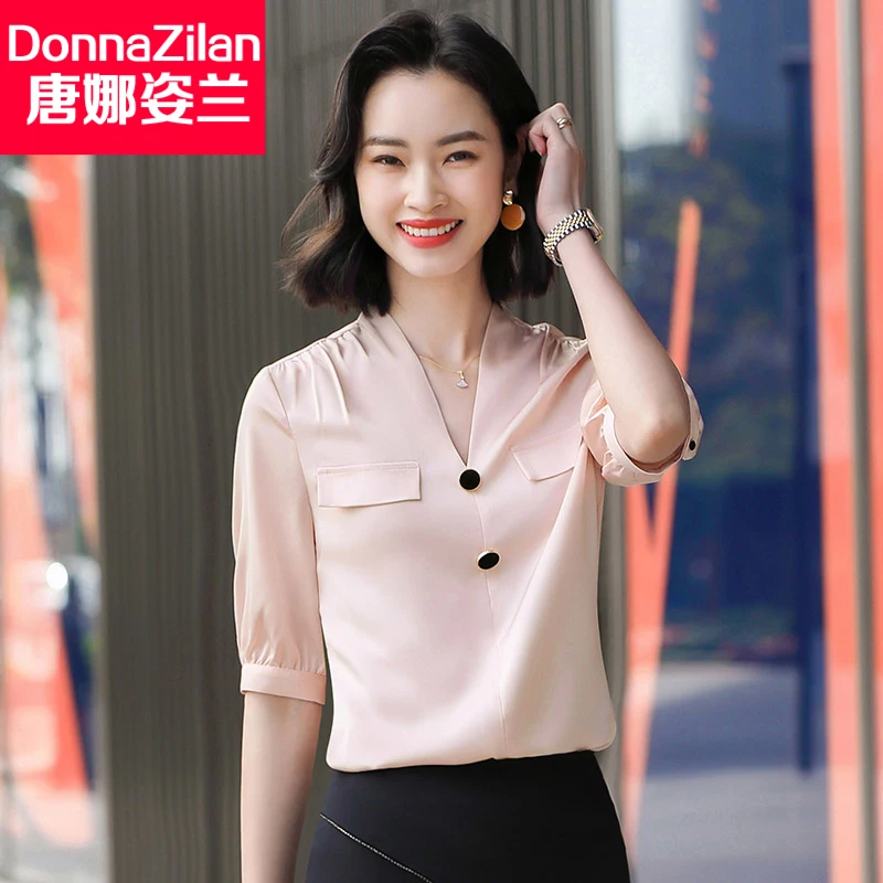 Women's Chiffon Shirt Fashionable Stylish 2021 New Spring and Summer Tops Versatile Slimming High-End Design White Shirt 
Women's Chiffon Shirt Fashionable Stylish 2021 New Spring and Summer Tops Versatile Slimming High-End Design White Shirt