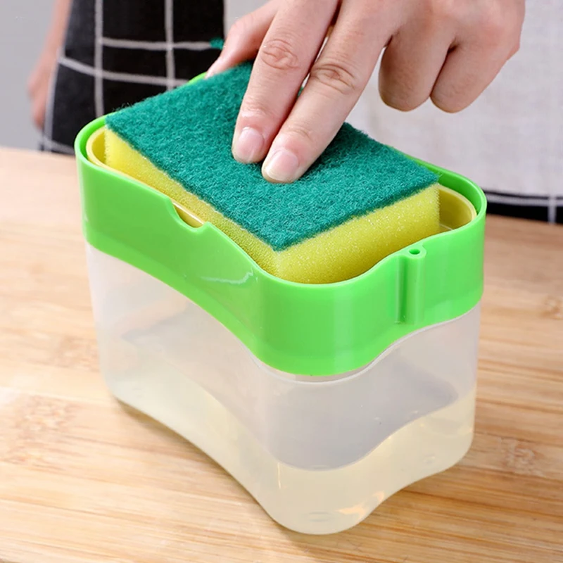 Soap Pump Dispenser with Sponge Holder Liquid Dispenser Container Hand Press Soap Organizer Kitchen Cleaner Tools
Soap Pump Dispenser with Sponge Holder Liquid Dispenser Container Hand Press Soap Organizer Kitchen Cleaner Tools