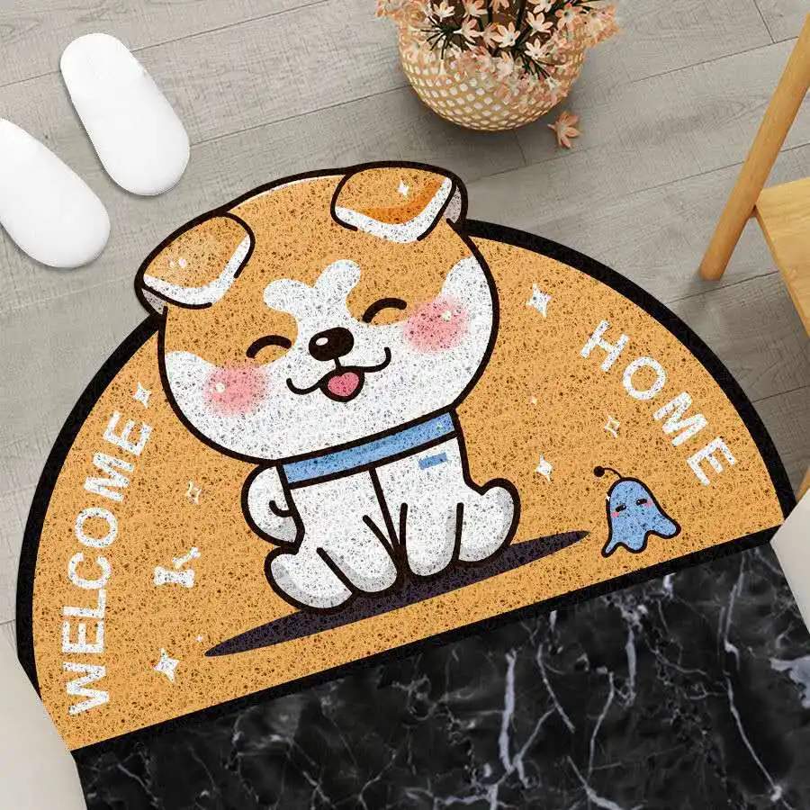 New Cartoon Sand Scraping Dust Door Entrance Mat Hallway Kitchen Bath Non-slip Rug Dust Removal Carpet Wire Loop Footpad Doormat
New Cartoon Sand Scraping Dust Door Entrance Mat Hallway Kitchen Bath Non-slip Rug Dust Removal Carpet Wire Loop Footpad Doormat