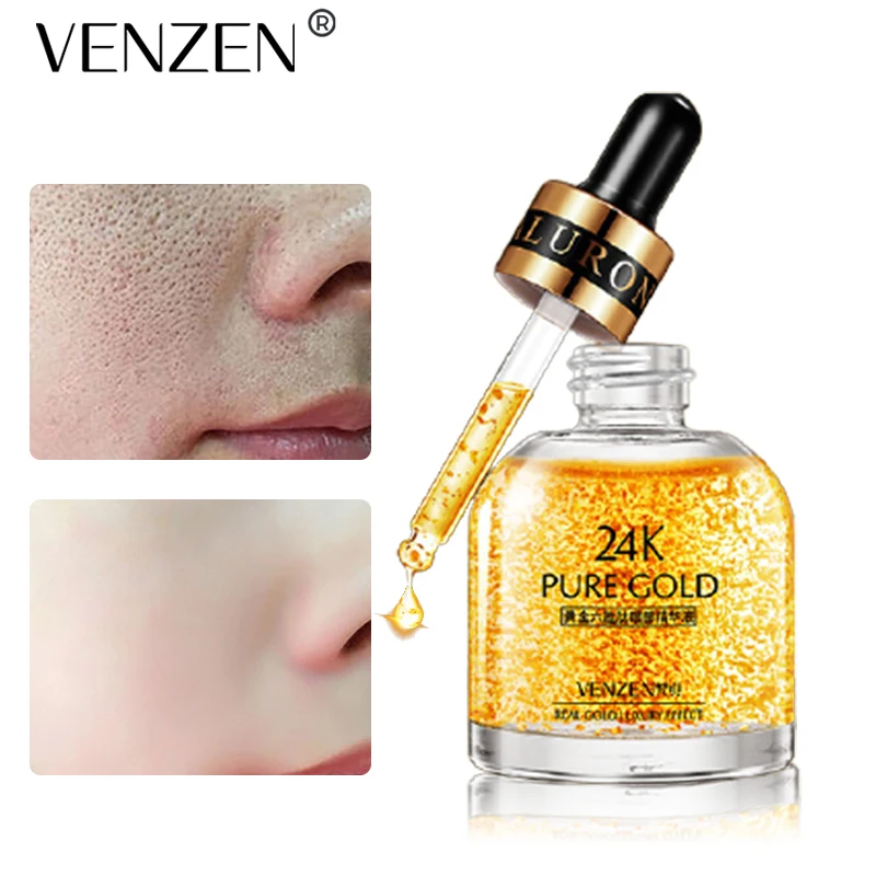 VENZEN 24K Golden Hexapeptide Eye Serum Anti-Wrinkle Firming Anti-Aging Whitening Nourishing Moisturizing Eye Care
VENZEN 24K Golden Hexapeptide Eye Serum Anti-Wrinkle Firming Anti-Aging Whitening Nourishing Moisturizing Eye Care