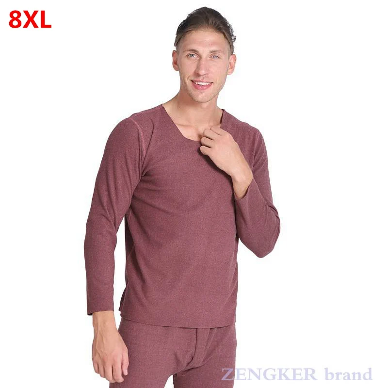 (Top only) Winter thermal underwear men's plus size Thermal Tops large size brushed silk patch warm 8XL 7XL mens underwear
(Top only) Winter thermal underwear men's plus size Thermal Tops large size brushed silk patch warm 8XL 7XL mens underwear