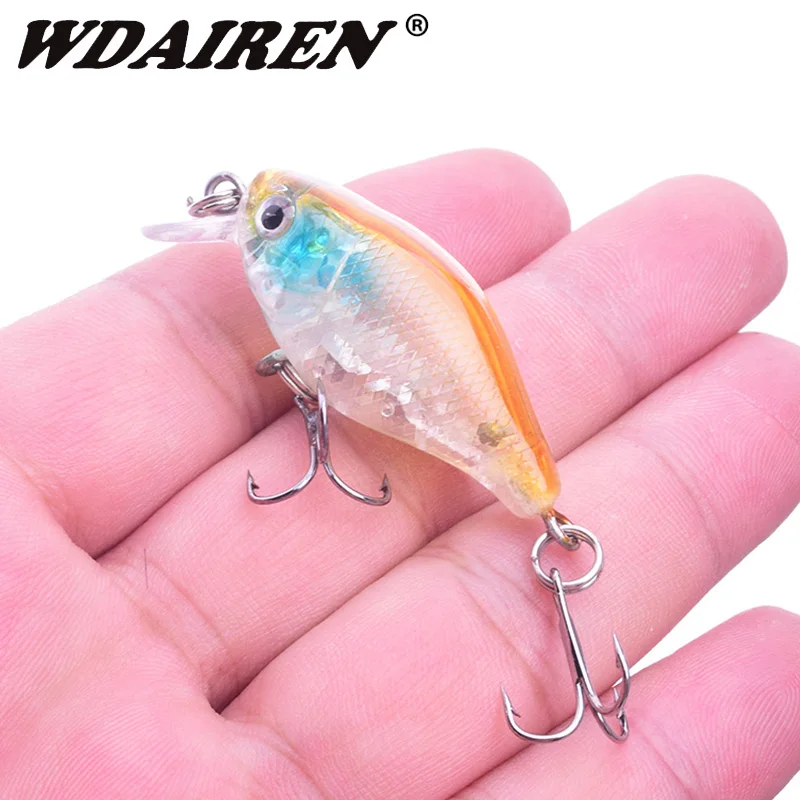 1Pcs Mini Crank Fishing Lure 45mm 4.3g Topwater Fishing Wobblers Artificial Hard Bait Isca Swimbait Crankbait Fishing Tackle 
1Pcs Mini Crank Fishing Lure 45mm 4.3g Topwater Fishing Wobblers Artificial Hard Bait Isca Swimbait Crankbait Fishing Tackle