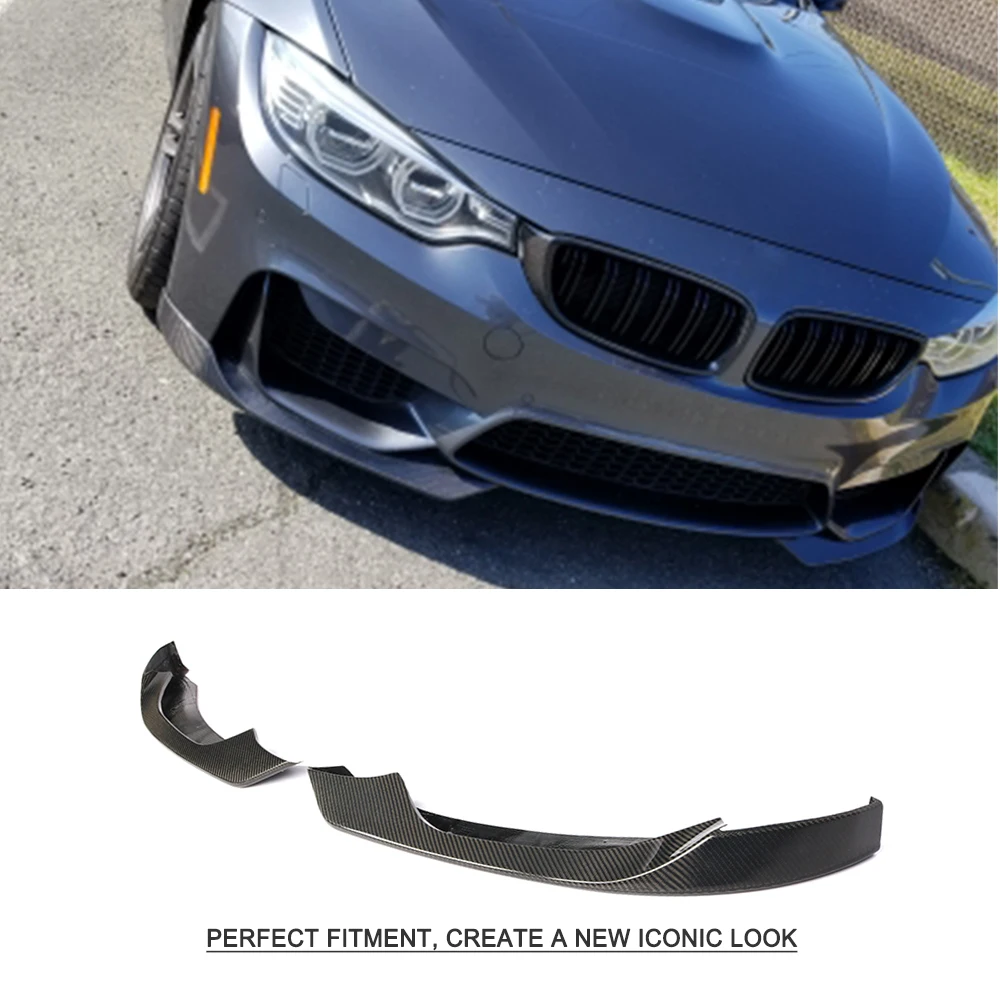 Передний бампер спойлер разветвители для BMW F80 M3 F82 F83 M4 Sedan Coupe Convertible 2014 2018 Winglets из