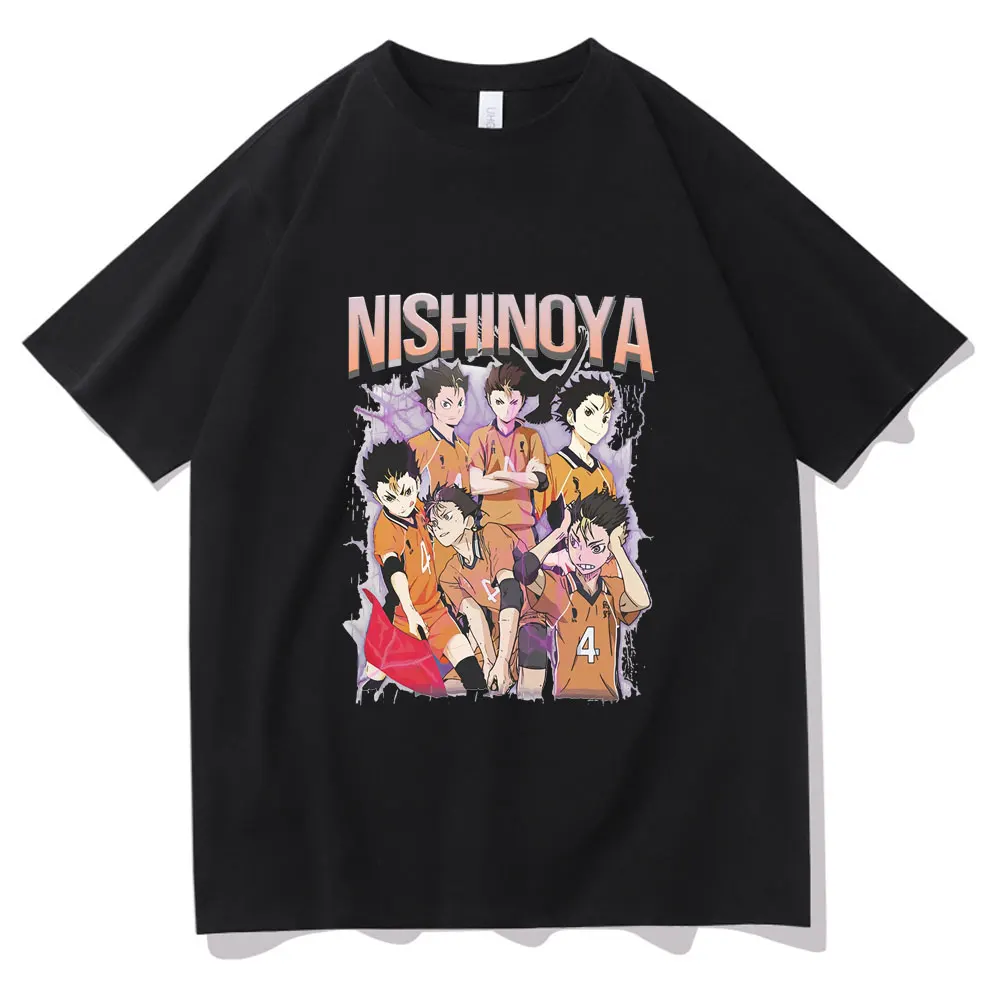 Футболка Haikyuu Nishinoya мужская хлопковая, популярная в Японии тенниска с принтом и короткими рукавами, повседневная майка с аниме принтом
Футболка Haikyuu Nishinoya мужская хлопковая, популярная в Японии тенниска с принтом и короткими рукавами, повседневная майка с аниме принтом