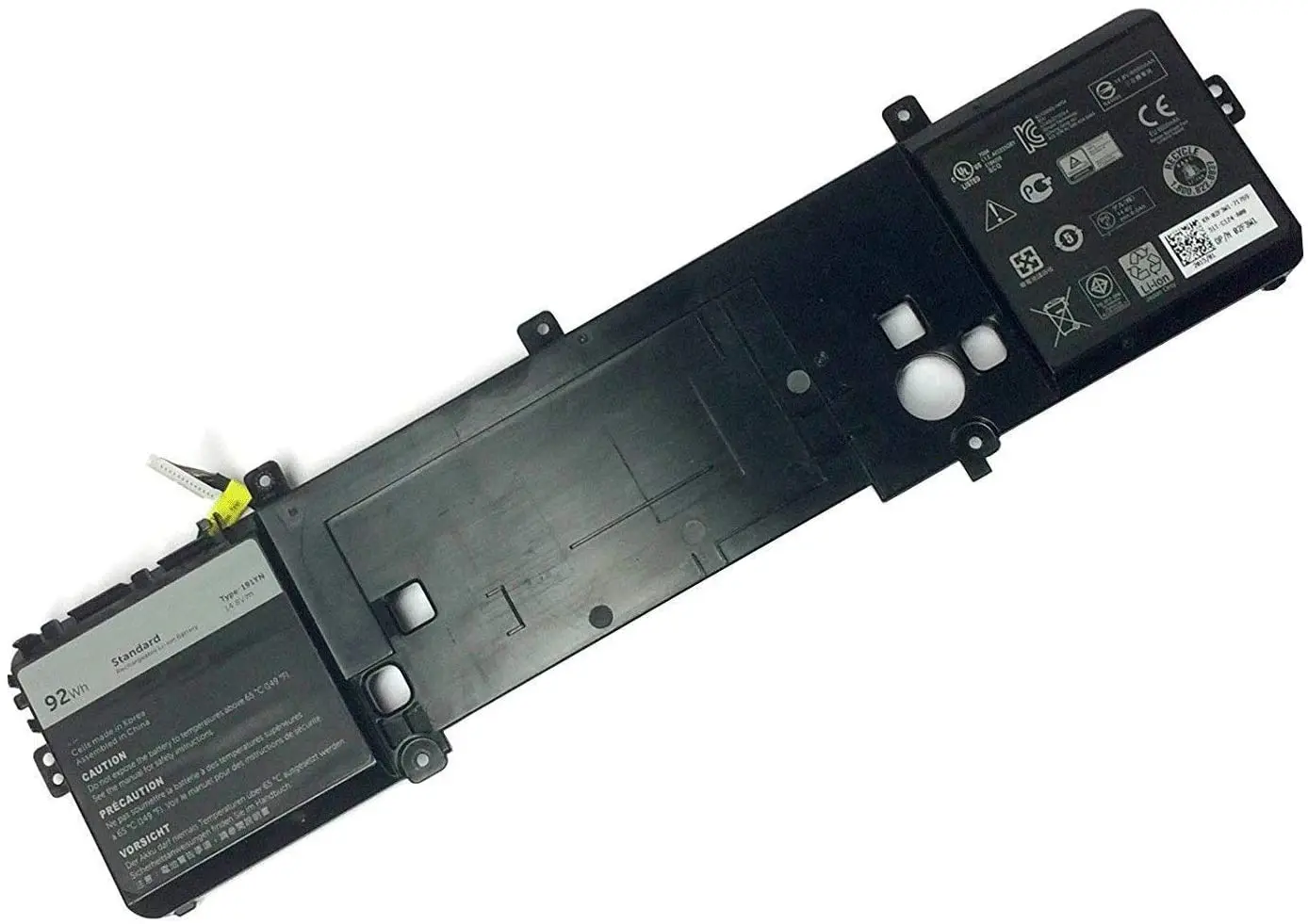 Free Shipping Genuine 191YN Laptop Battery for Dell Alienware 15 R1 15 R2 92wh ALW15CD-1718 ALW15ER-3718 2F3W1 14.8V 92WH
Free Shipping Genuine 191YN Laptop Battery for Dell Alienware 15 R1 15 R2 92wh ALW15CD-1718 ALW15ER-3718 2F3W1 14.8V 92WH