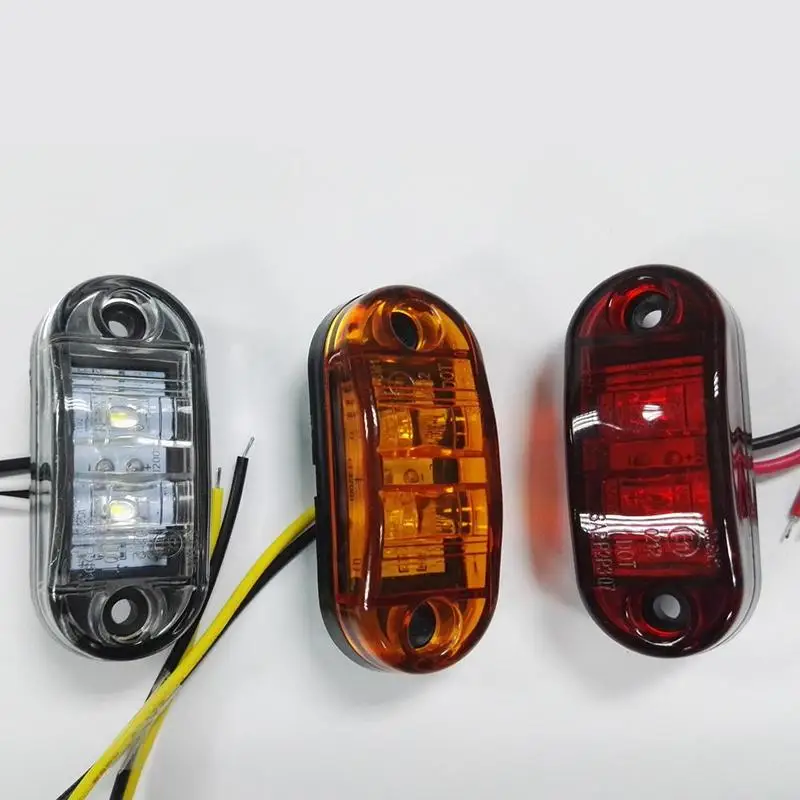 1pc Red Color 2 Led Side Marker Lights Car External Light Trailer Tail Warning Auto Lamps Truck Lights 12V/ 24V Lorry L1C6
1pc Red Color 2 Led Side Marker Lights Car External Light Trailer Tail Warning Auto Lamps Truck Lights 12V/ 24V Lorry L1C6