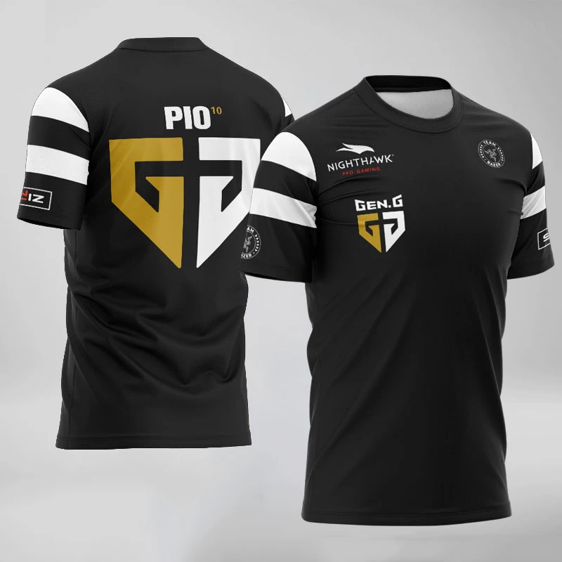 Summer e-sports team T-shirt team competitive breathable short-sleeved sports games men's T-shirt custom ID oversized T-shirt
Summer e-sports team T-shirt team competitive breathable short-sleeved sports games men's T-shirt custom ID oversized T-shirt