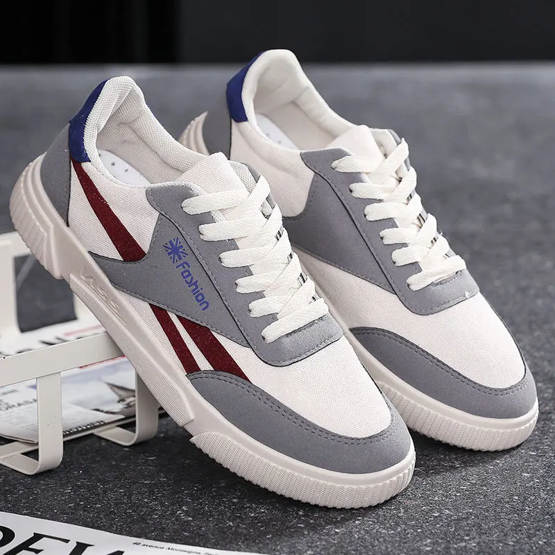 New 2021 Men's Sports Shoes Korean Fashion Casual Canvas Board Shoes Low Top Breathable Shoes
New 2021 Men's Sports Shoes Korean Fashion Casual Canvas Board Shoes Low Top Breathable Shoes