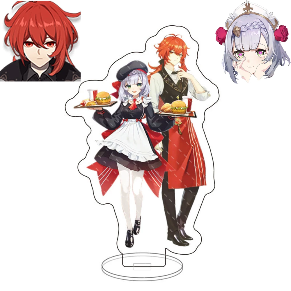 Hot Anime Genshin Impact Cosplay Diluc Noelle Joint Fast Food Special Edition Acrylic Stands Fans Collection Props Xmas Gift
Hot Anime Genshin Impact Cosplay Diluc Noelle Joint Fast Food Special Edition Acrylic Stands Fans Collection Props Xmas Gift
