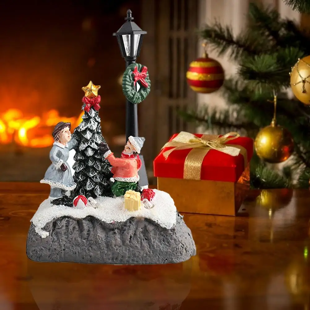 Christmas Glowing Village Resin Ornament with Tree House Building Set For Children Gift Christmas Glowing Small House Decoration
Christmas Glowing Village Resin Ornament with Tree House Building Set For Children Gift Christmas Glowing Small House Decoration