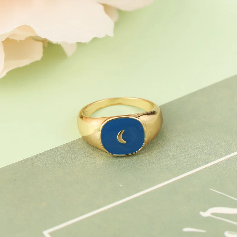 INS Fashion Candy Color Enamel Love Heart Star Index Finger Rings for Women Ladies Alloy Flower Chunky Rings Simple Accessories
INS Fashion Candy Color Enamel Love Heart Star Index Finger Rings for Women Ladies Alloy Flower Chunky Rings Simple Accessories