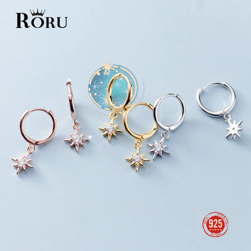 925 Sterling Silver Hoop Earrings Star Design Light Star Ear Buckle Female Simple Small Fresh Zircon Earrings Jewelry for Women
925 Sterling Silver Hoop Earrings Star Design Light Star Ear Buckle Female Simple Small Fresh Zircon Earrings Jewelry for Women