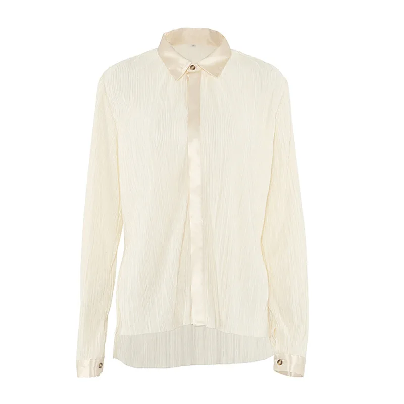 GVUW Wide Leg White Pleated Pants Two Piece Suit New Lapel Long Sleeve Loose Fit Women Fashion Tide Spring Autumn 2021 20D1060
GVUW Wide Leg White Pleated Pants Two Piece Suit New Lapel Long Sleeve Loose Fit Women Fashion Tide Spring Autumn 2021 20D1060