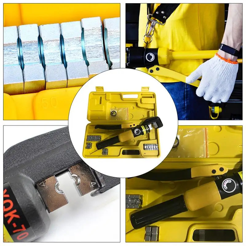 1 Set Hydraulic Crimper Sturdy Prime Premium Durable Plier Crimper Tool for Crimping
