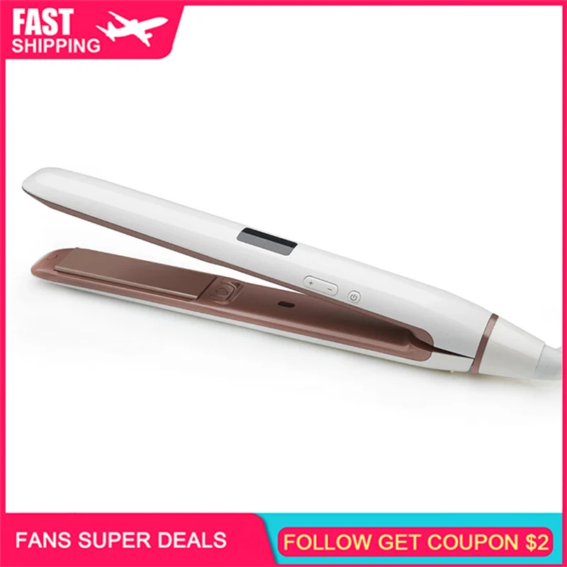 2 in 1 Hair Straightener and Curler Adjustable Temp Hair Curler Straightener Beach Wave Curl Wand Straightening Hair Flat Iron
2 in 1 Hair Straightener and Curler Adjustable Temp Hair Curler Straightener Beach Wave Curl Wand Straightening Hair Flat Iron