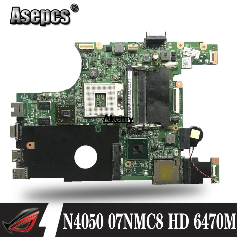 Материнская плата для ноутбука For DELL 07NMC8 inspiron 14 N4050 основная 7NMC8 HM67 w/HD 6470M 1GB