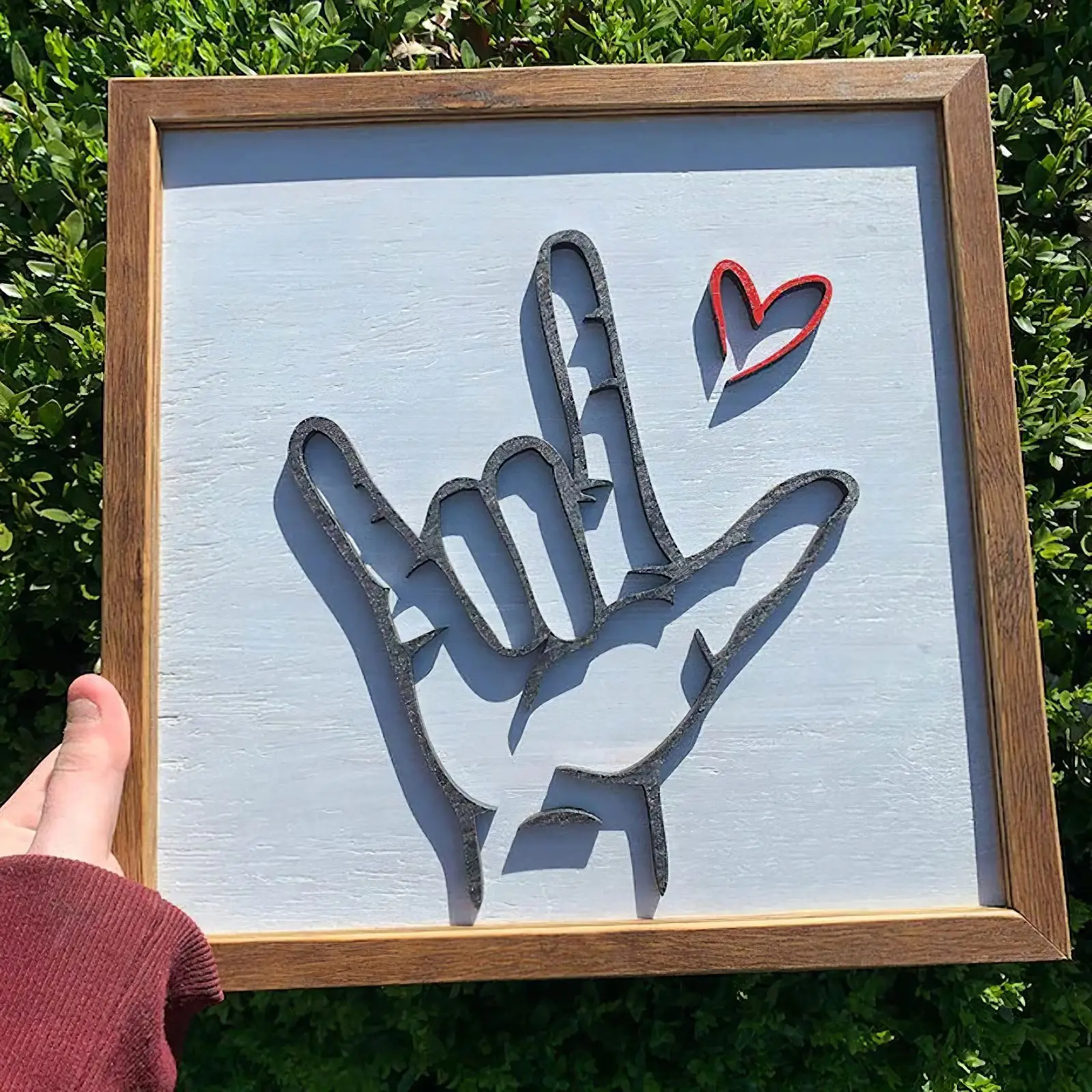I Love You Sign Languag - Wooden Sign, Wooden Picture Frames I Love You Hand Symbol Thanksgiving Fall Decor
I Love You Sign Languag - Wooden Sign, Wooden Picture Frames I Love You Hand Symbol Thanksgiving Fall Decor