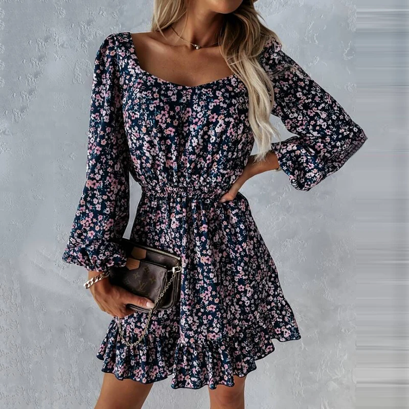 Floral Print Autumn Square Collar Dress 2021 Winter Women Ruffles Long Sleeve Flowers Red Dress Casual A Line Vestidos Clothes
Floral Print Autumn Square Collar Dress 2021 Winter Women Ruffles Long Sleeve Flowers Red Dress Casual A Line Vestidos Clothes