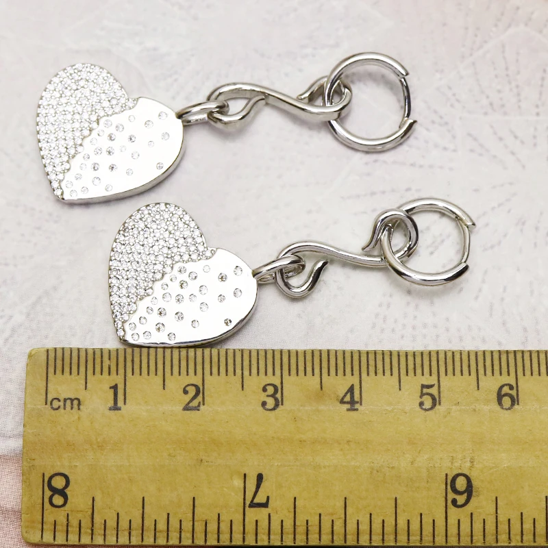5 Pairs Heart shape Dangle earrings heart shape metal zirconia earrings women jewelry Drop earrings Gift for women jewelry 51285
5 Pairs Heart shape Dangle earrings heart shape metal zirconia earrings women jewelry Drop earrings Gift for women jewelry 51285