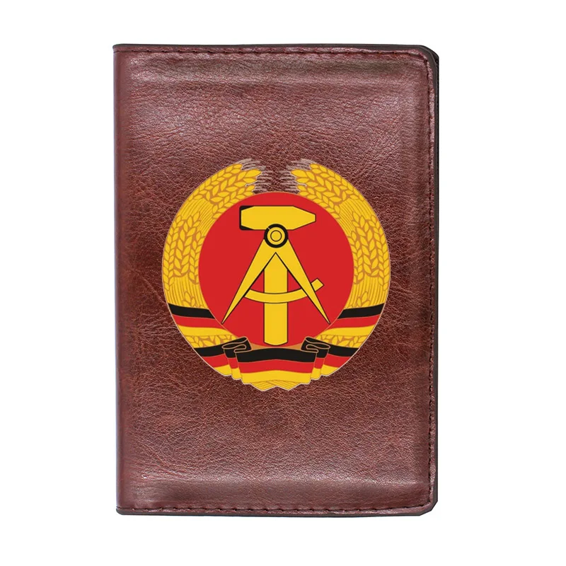 High Quality Classic Fashion German Communism Printing Passport Cover Holder ID Credit Card Case Travel Leather Wallet
High Quality Classic Fashion German Communism Printing Passport Cover Holder ID Credit Card Case Travel Leather Wallet