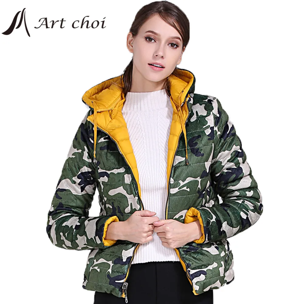

Thick Winter Women Garment Cotton Padded Parka Hooded Reversible Jacket Warm Wadded Coat Outercoat Outerwear Manteau Femme Hiver