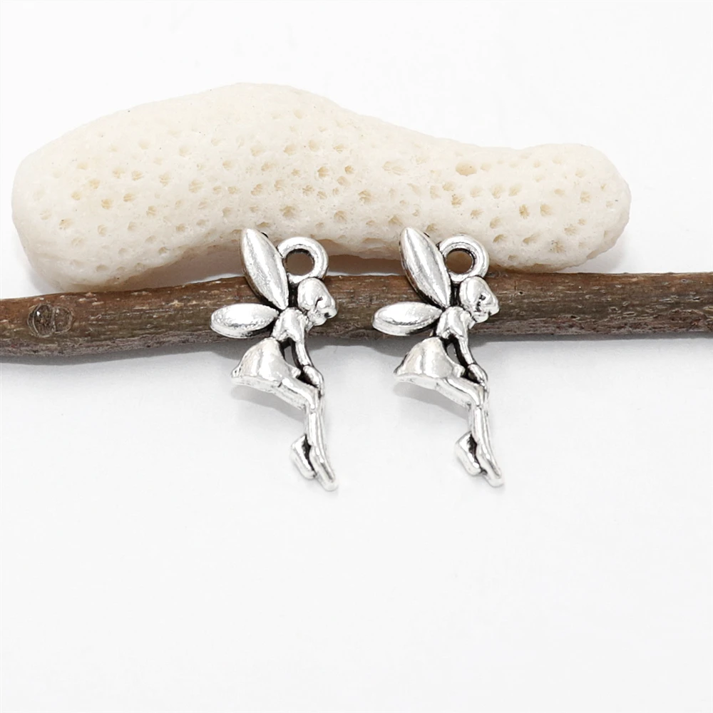 Vintage Cute Fairy Elf Charms Fit Women's Jewelry Bracelets Necklace Pendants DIY Jewelry Making 100pcs(19*8mm)
Vintage Cute Fairy Elf Charms Fit Women's Jewelry Bracelets Necklace Pendants DIY Jewelry Making 100pcs(19*8mm)