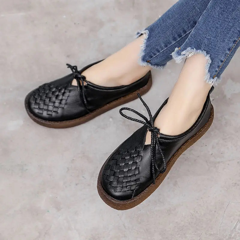 Large Size Flats 2021 New Arrival Lace Up Cord Oxford Shoes Womens Casual Braid Leather Sneakers Woman Soft Flat Moccasins
Large Size Flats 2021 New Arrival Lace Up Cord Oxford Shoes Womens Casual Braid Leather Sneakers Woman Soft Flat Moccasins