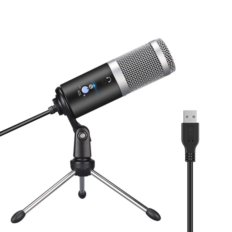 

Live Voice Group Chat Microphone USB Condenser Microphones Notebook Computer Recording Studio Streaming Game Karaoke Microphone