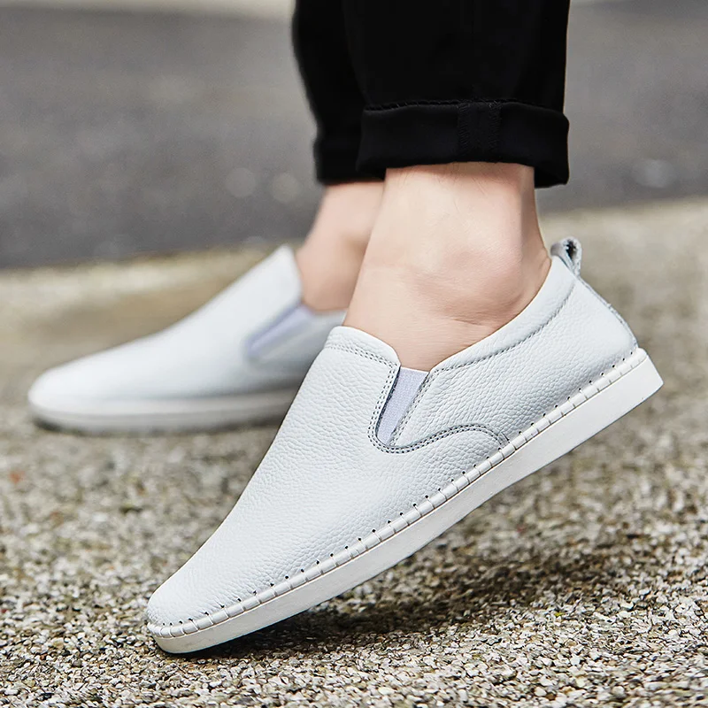 Fashion Handmade Leather Mens Shoes Casual Brand Men Loafers Fashion Breathable Driving Shoes Slip on Moccasins Big size 38-47 5
Fashion Handmade Leather Mens Shoes Casual Brand Men Loafers Fashion Breathable Driving Shoes Slip on Moccasins Big size 38-47 5
